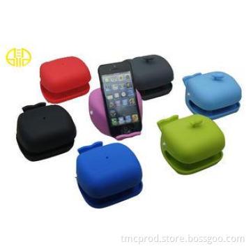 OEM Rubber amplifier Silicone Horn Speaker phone stand With